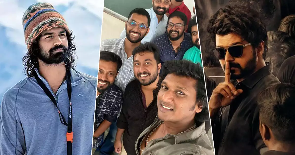 പ്രണവ് മോഹന്ലാല് ചിത്രത്തിന്റെ സെറ്റില് 'മാസ്റ്റര് ബ്രെയ്ന്'; ചിത്രം പങ്കുവെച്ച് വിനീത്