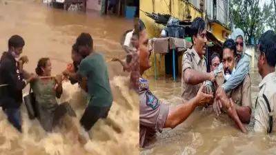 ആന്ധ്രയില്‍ പ്രളയം: 17 മരണം, നൂറോളം പേരെ കാണാതായി