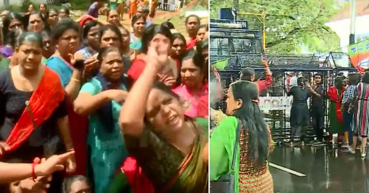 ഇന്നും സംഘര്ഷഭരിതം; കോര്പ്പറേഷന് മുന്നില് മഹിളാ മോര്ച്ചയുടെ പ്രതിഷേധം, ലാത്തിവീശി പൊലീസ്, ജലപീരങ്കി പ്രയോഗിച്ചു