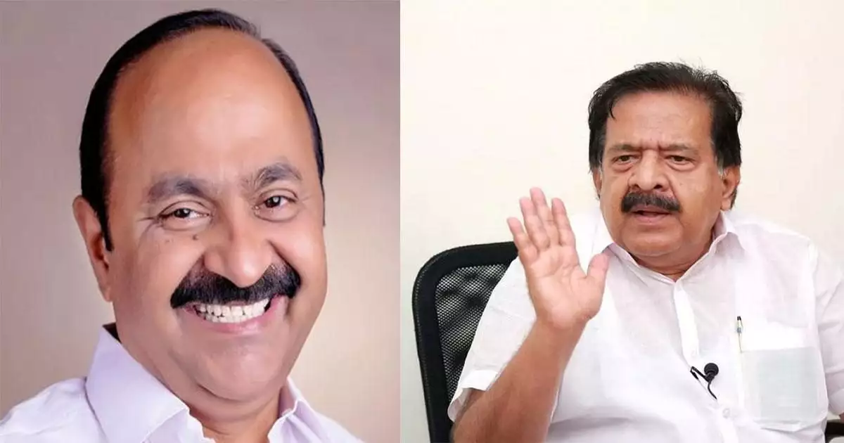 മുഖ്യമന്ത്രിയായി തിരഞ്ഞെടുക്കപ്പെട്ട വി ഡി സതീശന് അഭിനന്ദനങൾ, മന്ത്രിസഭയിൽ ആരൊക്കെ ഉണ്ടാകണം എന്ന് തീരുമാനിക്കേണ്ടത് മുഖ്യമന്ത്രി: രമേശ് ചെന്നിത്തല