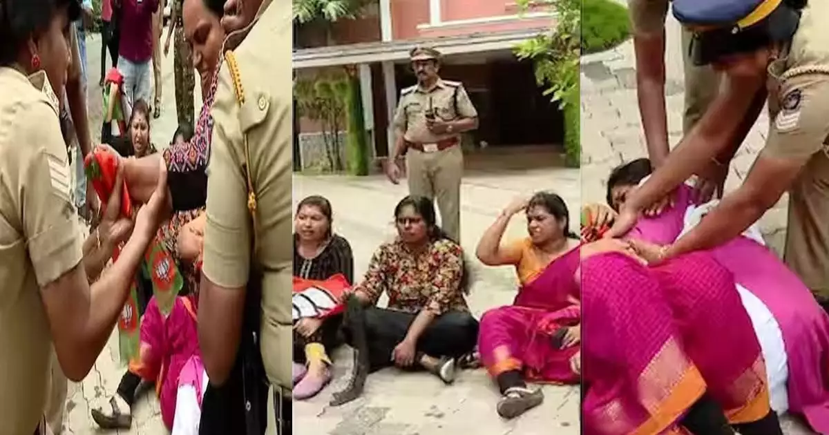 ഡിജിപിയുടെ വീട്ടിലേക്കുള്ള മാർച്ച്; മാധ്യമപ്രവർത്തകരെയും പ്രതിയാക്കി എഫ്ഐആർ, മൂന്ന് പൊലീസുകാർക്ക് സസ്പെൻഷൻ