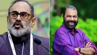 കേരളത്തിൽ പ്രളയം, നിരവധിപ്പേര്‍ക്ക് ജീവന്‍ നഷ്ടമായെന്ന് കേന്ദ്രമന്ത്രി രാജീവ് ചന്ദ്രശേഖര്‍; വിമർശനങ്ങൾ പിന്നാലെ, ട്രോളി വി ശിവന്‍കുട്ടി