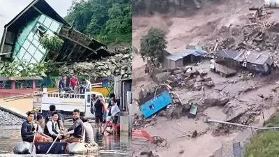 സിക്കിം പ്രളയത്തിൽ മരിച്ചവരുടെ എണ്ണം ഒമ്പത് ആയി: രണ്ട് ദിവസത്തിനിടെ 220 മില്ലിമീറ്റർ മഴ; മാംഗാനിൽ വിനോദസഞ്ചാരികൾ കുടുങ്ങി