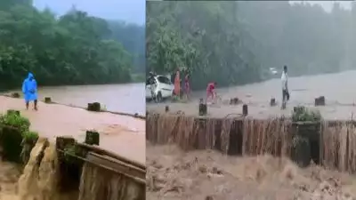 കനത്ത മഴയ്ക്ക് പിന്നാലെ മലപ്പുറം കരുവാരക്കുണ്ടിൽ മലവെള്ളപ്പാച്ചിൽ; പുഴകൾ കരകവിഞ്ഞ് ഒഴുകുന്നു