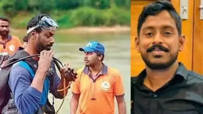 അര്‍ജുനായി തിരച്ചില്‍ ആരംഭിച്ച് ഈശ്വര്‍ മാല്‍പെ; കാലാവസ്ഥ അനുകൂലമെന്ന് കാര്‍വാര്‍ എംഎല്‍എ