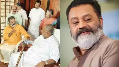 മന്ത്രിസഭ അനുവദിച്ചാല്‍ ഉടന്‍ ഷൂട്ടിങ്; കുറവച്ചനെ വീട്ടിലെത്തി കണ്ട് സുരേഷ് ഗോപി