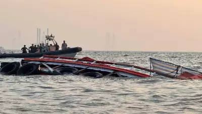 നേവി ബോട്ട് യാത്രാ ബോട്ടിലിടിച്ചുണ്ടായ അപകടം; 13 പേര്‍ക്ക് ദാരുണാന്ത്യം