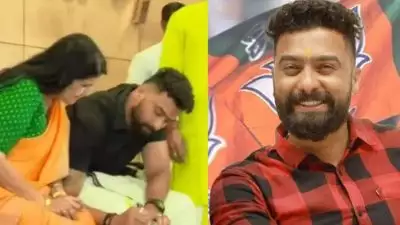 പാലക്കാട് ബിജെപി ജില്ലാ അധ്യക്ഷനായി ചുമതലയേറ്റ് പ്രശാന്ത് ശിവൻ; ഷാൾ അണിയിച്ച് നേതാക്കൾ