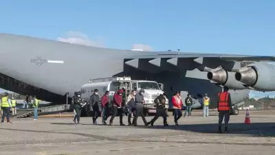 119 ഇന്ത്യൻ കുടിയേറ്റക്കാരുടെ രണ്ടാം ബാച്ചുമായി യുഎസ് വിമാനം അമൃത്സറിൽ ഇറങ്ങി