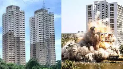 വൈറ്റില ഫ്ലാറ്റ് ബലക്ഷയം; ഒരൊറ്റ സ്ഫോടനത്തിലൂടെ രണ്ട് ഫ്ലാറ്റുകളും പൊളിക്കും, പത്തു സെക്കന്‍റിൽ 26 നിലകൾ തവിടുപൊടിയാകും; മെട്രോ റെയിൽ വെല്ലുവിളി