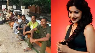 ഇതാണ് വീട് പണിത അതിഥി തൊഴിലാളികള്‍; സന്തോഷം പങ്കുവച്ച് അര്‍ച്ചന കവി