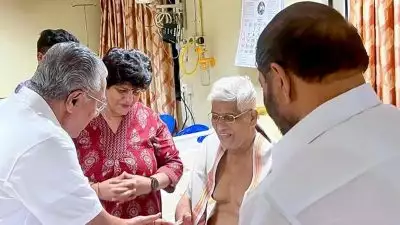 'എത്രയും വേഗം ആരോഗ്യവാനായി മടങ്ങിയെത്തട്ടെ'; പരിക്കേറ്റ് ചികിത്സയില്‍ കഴിയുന്ന എന്‍എസ്എസ് ജനറല്‍ സെക്രട്ടറി ജി സുകുമാരന്‍ നായരെ സന്ദര്‍ശിച്ച് മുഖ്യമന്ത്രി