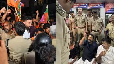 പാലക്കാട് സംഘർഷം; പൊലീസിന്റെ കടുത്ത നടപടി, ബിജെപി- യൂത്ത് കോൺഗ്രസ് നേതാക്കൾക്കെതിരെ കേസെടുത്തു