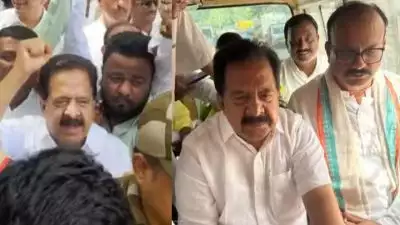 ഇ ഡി ക്കെതിരായ പ്രതിഷേധം; രമേശ് ചെന്നിത്തല അറസ്റ്റിൽ