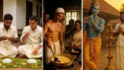 സഞ്ജുവിന്റെ വിഷു ആഘോഷത്തിൽ ക്രിസ്റ്റ്യാനോ റൊണാൾഡോയും, പപ്പടം കഴിച്ചും കൈനീട്ടം കൊടുത്തും തിമിർത്താടി സിആർ7; സോഷ്യൽ മീഡിയയിൽ തരംഗമായി പുതിയ വീഡിയോ;