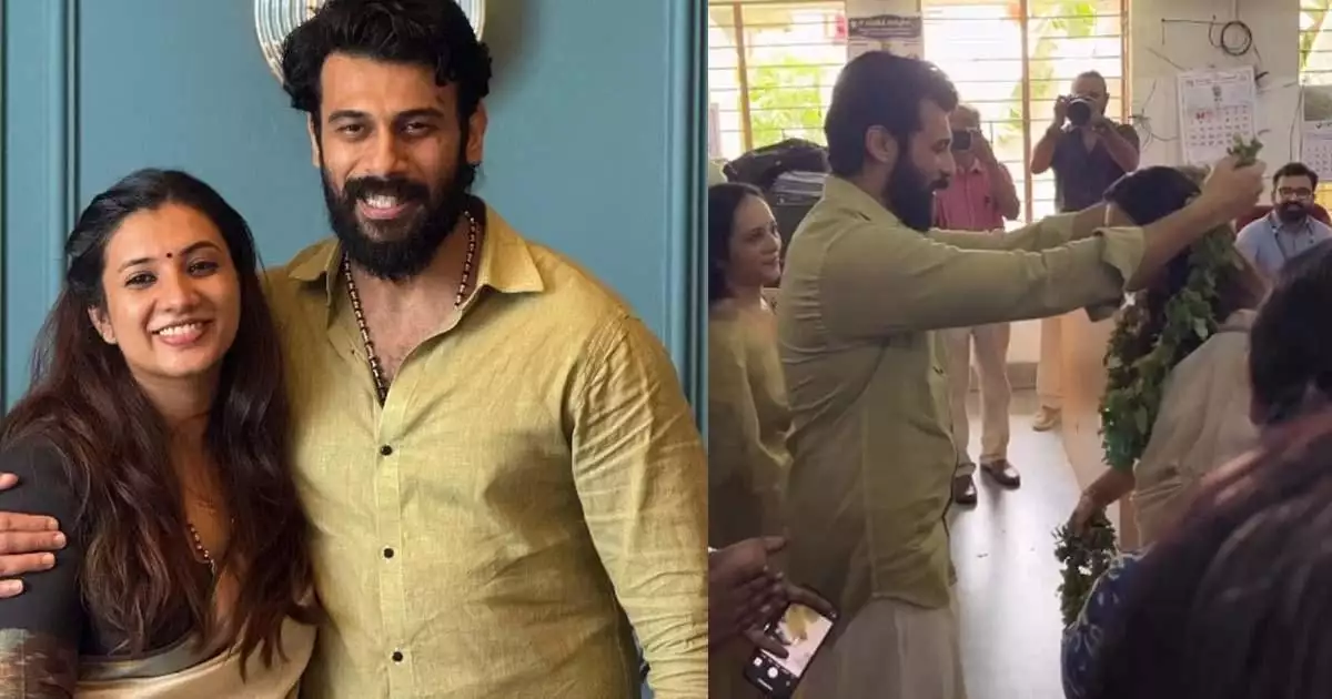 ആര്ഭാടവും ബഹളങ്ങളും വേണ്ട; ലളിതമായ ചടങ്ങില് ആന്സന് പോളിന്റെ വിവാഹം, വീഡിയോ