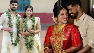 നടി കാവ്യ സുരേഷ് വിവാഹിതയായി
