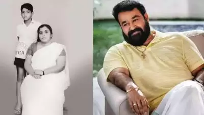 'അമ്മ', മാതൃദിനത്തിൽ അമ്മയോടൊപ്പമുള്ള കുട്ടിക്കാലത്തെ ചിത്രം പങ്കുവച്ച് മോഹൻലാൽ
