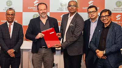 തുടക്കം കുറിച്ചത് ഇന്ത്യന്‍ ഫുട്ബോളിന്റെ ചരിത്രത്തില്‍ പുതിയ അധ്യായം; സഹകരണക്കരാറില്‍ ഒപ്പുവെച്ച് സൂപ്പര്‍ ലീഗ് കേരളയും ജര്‍മന്‍ ഫുട്ബോള്‍ അസോസിയേഷനും