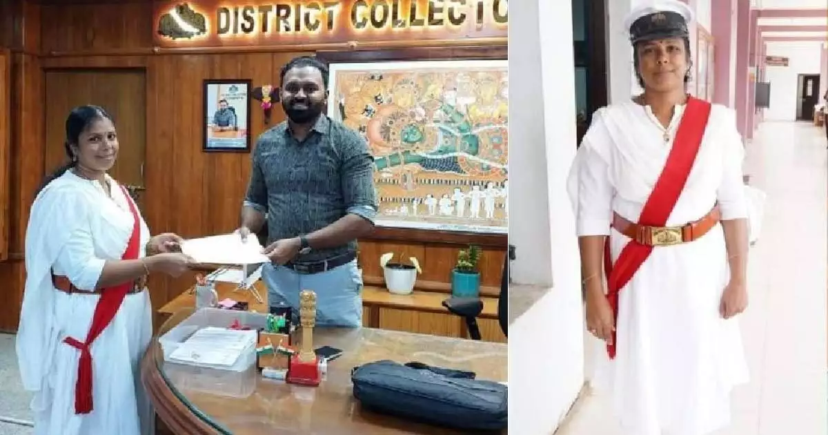 പത്തനംതിട്ടയിലെ ആദ്യ വനിതാ ഡഫേദാർ ആയി ടി അനൂജ ചുമതലയേറ്റു; സംസ്ഥാനത്തെ രണ്ടാമത്തെ വനിതാ ഡഫേദാർ