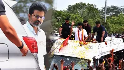 മധുര വിമാനത്താവളം 'ആക്രമിച്ച്' ടിവികെ പ്രവര്‍ത്തകര്‍; ഗേറ്റുകളടക്കം തകര്‍ത്തു; മാധ്യമ പ്രവര്‍ത്തകരെ കൈകാര്യം ചെയ്ത് വിജയ് കേരളത്തില്‍ നിന്നെത്തിച്ച ബൗണ്‍സര്‍മാര്‍; പൊലീസ് കേസെടുത്തു