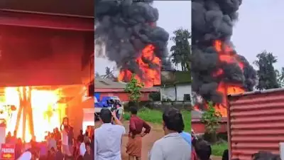 ചാലക്കുടിയിൽ വൻ തീപിടുത്തം; പെയിന്റ് ഹാർഡ് വെയർ ഷോപ്പിന് തീപിടിച്ചു