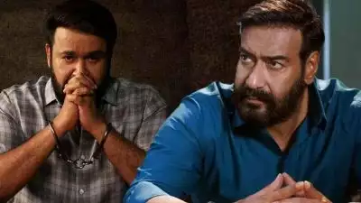 മോഹന്‍ലാലിന് ഒരു മുഴം മുന്നേ അജയ് ദേവ്ഗണ്‍; ഹിന്ദി 'ദൃശ്യം 3' ആദ്യം എത്തും, റിലീസ് ഒക്ടോബറില്‍