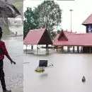 സംസ്ഥാനത്ത് കനത്ത മഴ; ആലുവ ശിവക്ഷേത്രം പൂർണമായി മുങ്ങി, മഴ മുന്നറിയിപ്പിൽ മാറ്റം