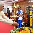'രാജ്ഭവൻ സെൻട്രൽ ഹാളിലെ ചിത്രം മാറ്റില്ല'; ഭാരതാംബ വിവാദത്തിൽ നിലപാടിലുറച്ച് ഗവർണർ