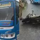 കുഴിയിൽ വീഴാതിരിക്കാൻ സ്കൂട്ടര്‍ വെട്ടിച്ചു; തൃശൂരിൽ സ്വകാര്യ ബസിനടിയിൽപ്പെട്ട് യുവാവിന് ദാരുണാന്ത്യം