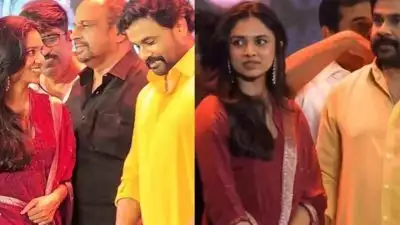 'പ്രിൻസി'ന്റെ വിജയാഘോഷത്തിൽ ദിലീപിനൊപ്പം തിളങ്ങി മീനാക്ഷിയും, ചടങ്ങിൽ വികാരഭരിതനായി നടൻ