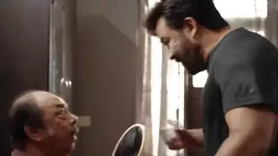 മേക്കപ്പിടുമ്പോൾ ജനാർദനനെ ഞെട്ടിച്ച് മോഹൻലാൽ, ചിരിനിമിഷങ്ങളുമായി ഹൃദയപൂർവ്വം വീഡിയോ