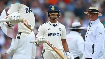 IND vs ENG: യശസ്വി ജയ്‌സ്വാളിന്റെ ബാറ്റ് ഹാൻഡിൽ തകർത്ത് ക്രിസ് വോക്സ്- വീഡിയോ