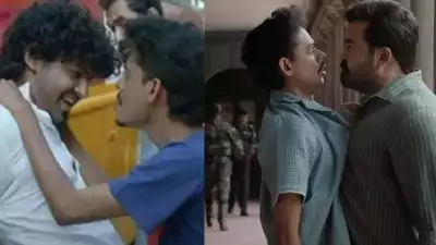 എന്റെ ചെക്കനെ തൊടുന്നോടാ? പ്രണവിന്റെ കോളറിന് പിടിച്ച സം​ഗീതിന് മോഹൻലാലിന്റെ മറുപടി, രസകരമായ കമന്റുകളുമായി ആരാധകർ