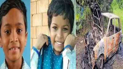 പാലക്കാട്‌ കാർ പൊട്ടിത്തെറിച്ച് ഉണ്ടായ അപകടം; പൊള്ളലേറ്റ രണ്ട് കുട്ടികൾ മരിച്ചു