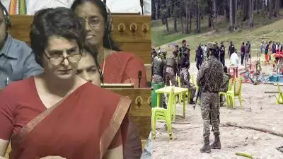 'പഹൽഗാമിലെ വീഴ്ചയിൽ സർക്കാർ മൗനം പാലിക്കുന്നു, വിനോദസഞ്ചാരികളെ ദൈവത്തിന്റെ കൈയ്യിൽ വിട്ടു കൊടുത്തു'; ലോക്സഭയിൽ ആഞ്ഞടിച്ച് പ്രിയങ്ക ​ഗാന്ധി