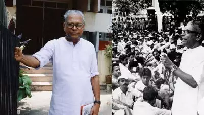 പാര്‍ട്ടി പതാകകള്‍ താഴ്ന്നു; ഭൗതിക ശരീരം പൊതുദര്‍ശനത്തിന് എകെജി സെന്ററിലേക്ക്; അന്ത്യവിശ്രമം ആലപ്പുഴ വലിയ ചുടുകാട്ടില്‍