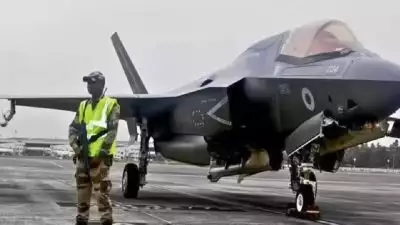 ബ്രിട്ടീഷ് യുദ്ധ വിമാനം മടങ്ങുന്നു, നേട്ടം കൊയ്ത് എയർ ഇന്ത്യ; ഈടാക്കുന്നത് 75 ലക്ഷത്തോളം രൂപ, വാടകയിനത്തിൽ അദാനിക്കും ലക്ഷങ്ങൾ