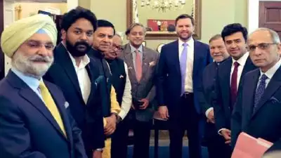 'ഇന്ത്യൻ സർക്കാരിൻ്റെ വളരെ അടുത്തയാൾ'; ട്രംപിനെ കാണാൻ ശ്രമിച്ച് യുവ ബിജെപി എംപി, നാണക്കേടെന്ന് കോൺഗ്രസ്