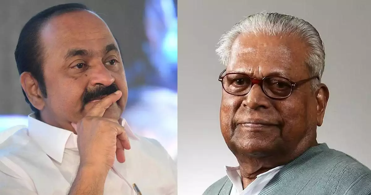 'രണ്ടക്ഷരം കൊണ്ട് കേരള രാഷ്ട്രീയത്തില് സ്വന്തം സ്ഥാനം കൃത്യമായി അടയാളപ്പെടുത്തിയ നേതാവ്, കല്ലും മുള്ളും നിറഞ്ഞ വഴികളിലൂടെ രാഷ്ട്രീയ പ്രവര്ത്തനം നടത്തി'; വി ഡി സതീശൻ