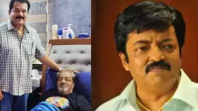 'ആരാധനയോടും അത്ഭുതത്തോടും നോക്കിക്കണ്ടയാൾ', ഷാനവാസിന്റെ അവസാനകാല ചിത്രം പങ്കുവച്ച് മുകേഷ്