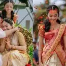 മകളുടെ കൈപിടിച്ച് വിവാഹവേദിയിലേക്ക്; ആര്യയും സിബിനും വിവാഹിതരായി