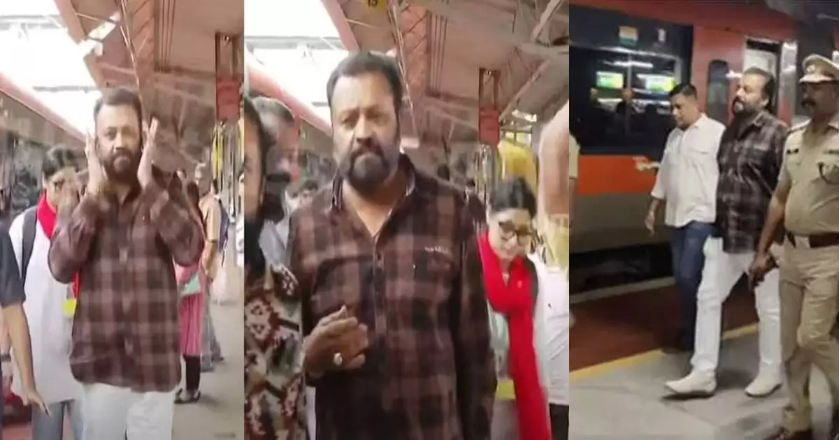 'ഇത്രയൊക്കെ സഹായിച്ചതിന് നന്ദി'; വിവാദങ്ങളിൽ പ്രതികരിക്കാതെ സുരേഷ് ഗോപി, തൃശൂരിൽ സ്വീകരിച്ച് പ്രവർത്തകർ