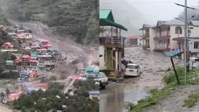 ഉത്തരാഖണ്ഡിൽ മിന്നൽ പ്രളയം; വീടുകളും കെട്ടിടങ്ങളും ഒലിച്ചുപോയി,അറുപതിലധികം പേരെ കാണാതായി