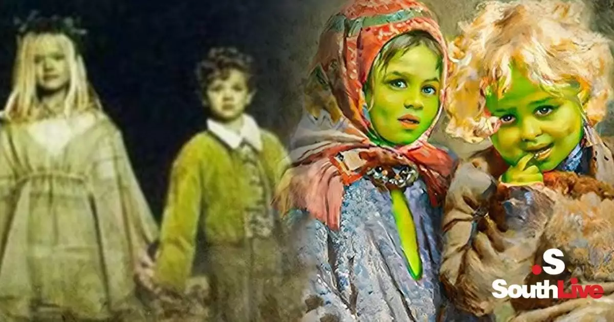 അന്യഗ്രഹജീവികളോ നാടോടിക്കഥയോ? വൂൾപിറ്റിലെ പച്ച നിറമുള്ള കുട്ടികൾ..