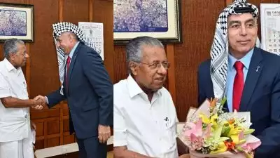 'എക്കാലവും പലസ്തീനൊപ്പം...'; ഇന്ത്യയിലെ പലസ്തീൻ അംബാസിഡറുമായി കൂടിക്കാഴ്ച നടത്തി മുഖ്യമന്ത്രി