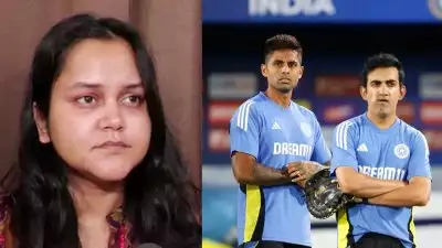 'ഇന്ത്യൻ താരങ്ങളും ബിസിസിഐയും കാണിക്കുന്നത് മോശമായ പ്രവർത്തി'; തുറന്നടിച്ച് പഹൽഗാമിൽ കൊല്ലപ്പെട്ടയാളുടെ ഭാര്യ