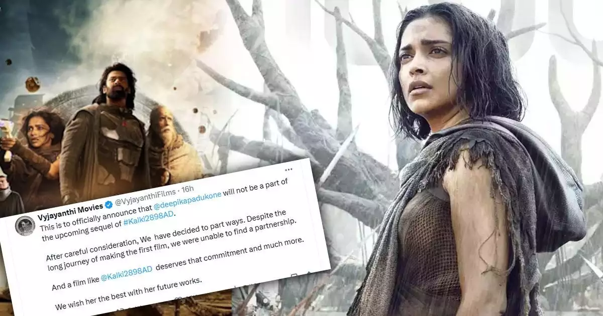 ‘കൽക്കി’ രണ്ടാം ഭാഗത്തിൽ സുമതിയായി ദീപികയുണ്ടാവില്ല; ഔദ്യോഗികമായി അറിയിച്ച് നിർമാതാക്കൾ