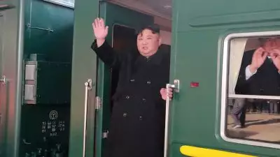 പുടിനും ഷി ജിൻപിങ്ങിനും ഒപ്പം വേദി പങ്കിടാൻ കിം ജോങ് ഉന്നും; സ്വന്തം ട്രെയിനിൽ ചൈനയിലെത്തി ഉത്തര കൊറിയൻ നേതാവ്