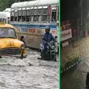 കനത്ത മഴയില്‍ മുങ്ങി കൊല്‍ക്കത്ത, 5 മരണം; ഗതാഗത സ്തംഭനത്തില്‍ വലഞ്ഞു നഗരം; ട്രെയിന്‍, മെട്രോ സര്‍വീസുകള്‍ നിര്‍ത്തിവച്ചു